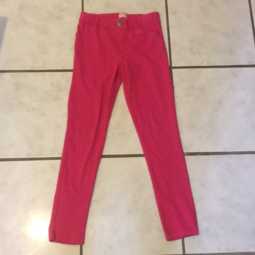 Girl's Pink Jeggings